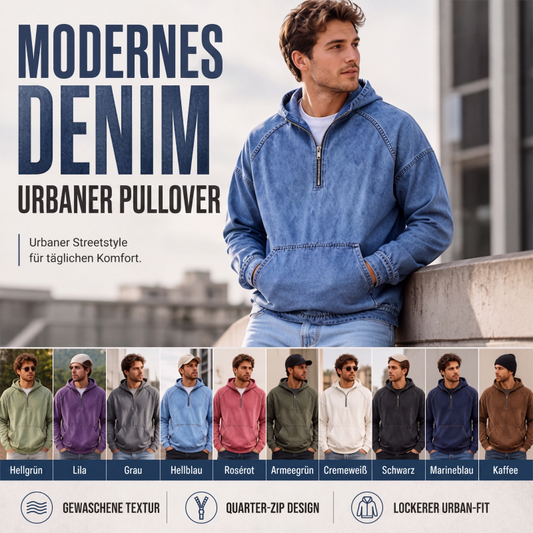 💎🧥 Neuheiten – Jeansjacke mit Kapuze und Reißverschluss – bequem und lässig