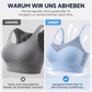 Damen Hohles Mesh Push-Up Sport-BH