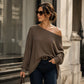 📢🎉50%Rabatt!!!🛍️✨Damen-Carmen-Oberteil mit geteiltem Saum