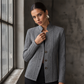 💎🔥 Jetzt im Trend – Strukturierter Blazer mit Stehkragen – perfekt fürs Büro