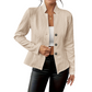 💎🔥 Jetzt im Trend – Strukturierter Blazer mit Stehkragen – perfekt fürs Büro