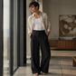 💎👖 Neuheiten – Gerade geschnittene, knitterfreie Hose – bequem und pflegeleicht