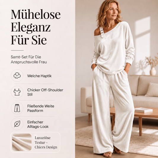 💎🔥 Jetzt im Trend – Off-Shoulder-Hosen-Set – stylisch und leicht