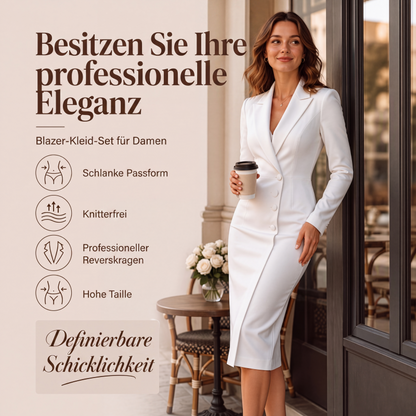 💎🔥 Jetzt im Trend – asymmetrisches Blazerkleid – perfekt fürs Büro