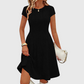 📢📢50%Rabatt!!!🎉✨Elegantes geripptes Strickkleid für Damen mit gebürsteter Oberfläche