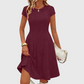 📢📢50%Rabatt!!!🎉✨Elegantes geripptes Strickkleid für Damen mit gebürsteter Oberfläche