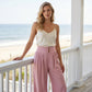 📢📢50%Rabatt!!!👖 ZEITLICH BEGRENZT 50% RABATT! ✨ Damen Hochbund Plissee Weites Bein Hose – Fließender Schnitt, Seitentaschen, Vielseitig 🌿