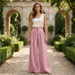 📢📢50%Rabatt!!!👖 ZEITLICH BEGRENZT 50% RABATT! ✨ Damen Hochbund Plissee Weites Bein Hose – Fließender Schnitt, Seitentaschen, Vielseitig 🌿