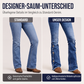 🔥 Jetzt im Trend – High-Street-Jeans mit rohem Saum – modern