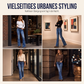 🔥 Jetzt im Trend – High-Street-Jeans mit rohem Saum – modern