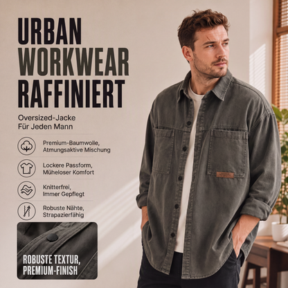💎☀️ Neuheiten – Leichtes Utility-Langarmhemd – bequem und zeitlos
