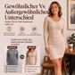 🌸 Elegantes geripptes Strickkleid mit V-Ausschnitt für Damen