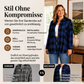 📢📢50%Rabatt!!!🎉✨Damen-Karobluse mit Knopfleiste