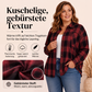 📢📢50%Rabatt!!!🎉✨Damen-Karobluse mit Knopfleiste