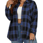 📢📢50%Rabatt!!!🎉✨Damen-Karobluse mit Knopfleiste