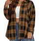 📢📢50%Rabatt!!!🎉✨Damen-Karobluse mit Knopfleiste