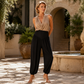 📢📢50%Rabatt!!!🎉✨Damen High-Waist Weite Beine Hose mit lockerer Passform