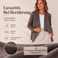 Damen-Cardigan aus Kunstwildleder im Fall-Look