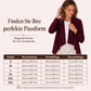 Damen-Cardigan aus Kunstwildleder im Fall-Look