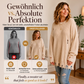Damen Oversize-Pullover mit Rundhalsausschnitt im Used-Look