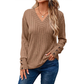 Women’s Casual V-Neck Long Sleeve Top