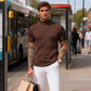 💎 Der Sommerhit 2026 – der Wahnsinn! Legere Slim-Fit Herren-T-Shirts mit Stehkragen