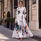 📈 Verkaufshit Nr. 1 – direkt 50%! Damen Maxikleid mit künstlerischem Graffiti-Print