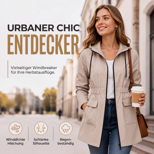 💎🌬️ Top-bewertet – Vielseitige Kapuzenjacke – für Stadt und Outdoor