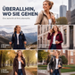 Wasserdichte Damen-Regenjacke mit Kapuze