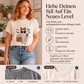 T-Shirt mit Geisterdruck für Damen