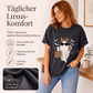 T-Shirt mit Geisterdruck für Damen