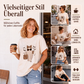 T-Shirt mit Geisterdruck für Damen