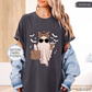 T-Shirt mit Geisterdruck für Damen