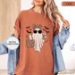 T-Shirt mit Geisterdruck für Damen