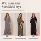 Elegantes Maxikleid mit Schlitz