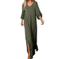 Elegantes Maxikleid mit Schlitz