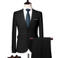Herren Business-Anzug-Set, 2-teilig, Modern Fit