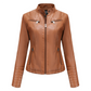 Damen-Kunstlederjacke in Slim-Fit