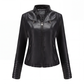 Damen-Kunstlederjacke in Slim-Fit