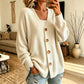 📢📢50%Rabatt!!!🎉✨Damen V-Ausschnitt Oversized-Strickcardigan