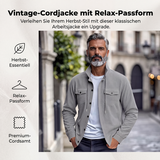💎🧥 Bestseller – Robustes Cord-Jacke mit Taschen – perfekt für Alltag