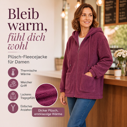 📢📢50%Rabatt!!!🎉✨Weites Sherpa-Hoodie-Sweatshirt für Damen