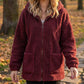 📢📢50%Rabatt!!!🎉✨Weites Sherpa-Hoodie-Sweatshirt für Damen