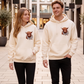 🐮 50% RABATT!!🎁Niedliches Kapuzensweatshirt mit kuscheligem Fleecefutter, Highland-Kuh-Motiv