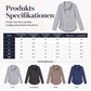 Damen-Sweatshirt mit Kragen und Reißverschluss