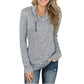 Damen-Sweatshirt mit Kragen und Reißverschluss