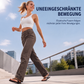 Hochelastische gerade Damenhose