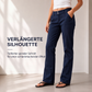 Hochelastische gerade Damenhose