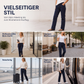 Hochelastische gerade Damenhose