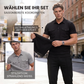 Herren-Set aus Waffelstrick-Kurzarm-Oberteil und Hose